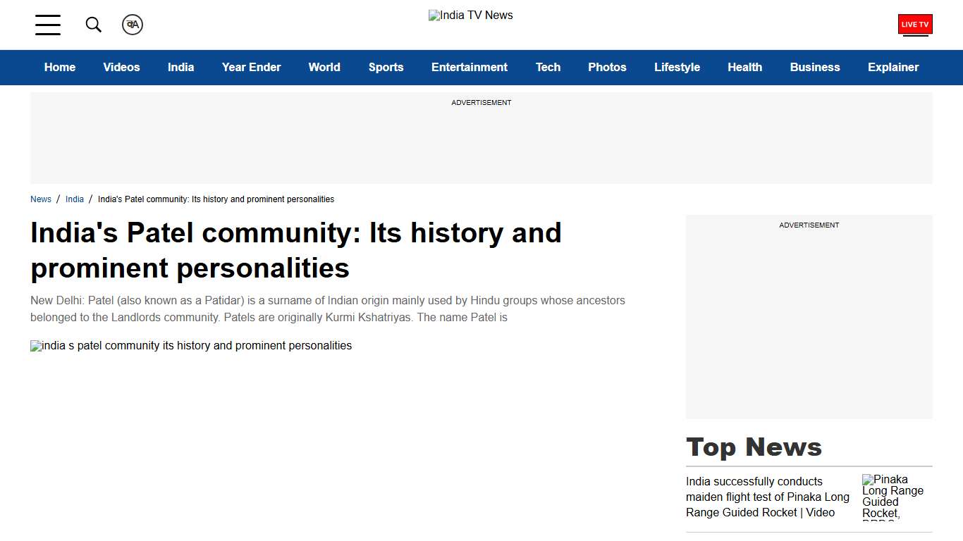 India's Patel community: Its history and prominent personalities India News – India TV